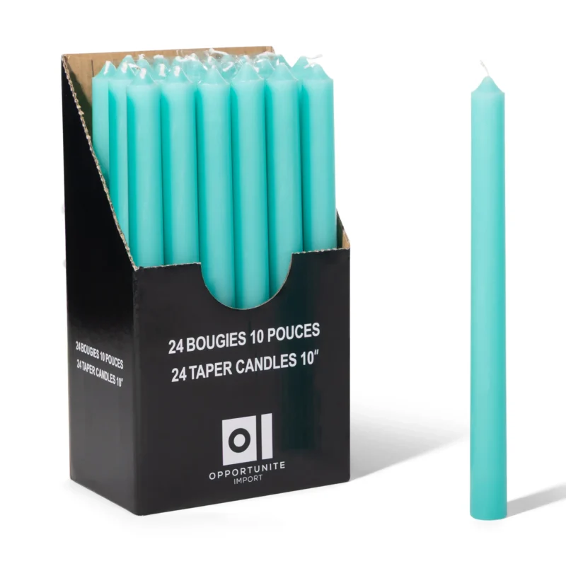 TAPER 10″ – Bleu / Blue Dia :2,15 cm H 25 cm Min :24