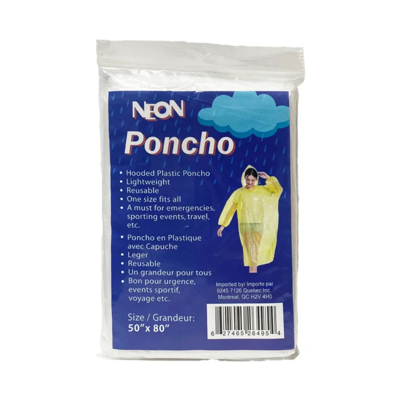 PONCHO JETABLE 50×80″ 50/CS
