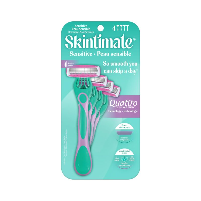 SKINTIMATE 4 LAMES 4 PACK 12P/C