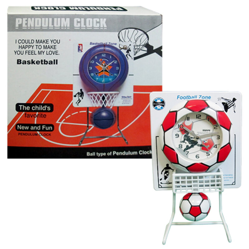 HORLOGE DE FOOTBALL AVEC PENDULE