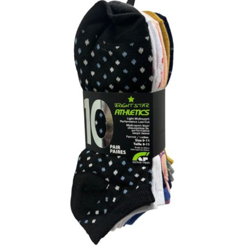 BRIGHTSTAR ATHLETIC LOW CUT 10 PK 24/C