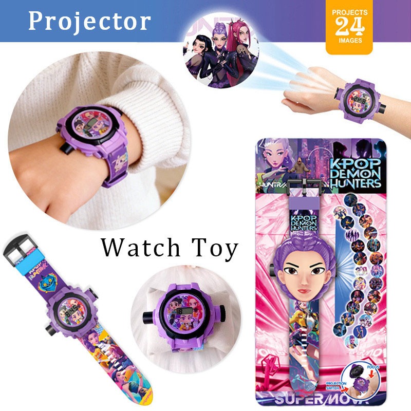 K-POP DIGITAL WATCH WITH PROJECTOR 6 P/C