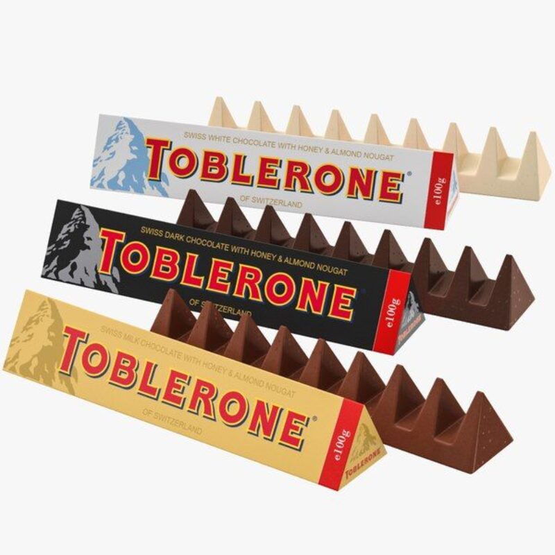 TOBLERONE CHOCOLAT BAR 100g 4X20