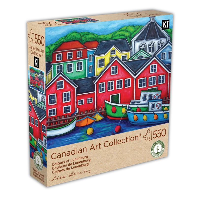 Collection d’art canadien: couleurs de Lunenburg (550pcs)