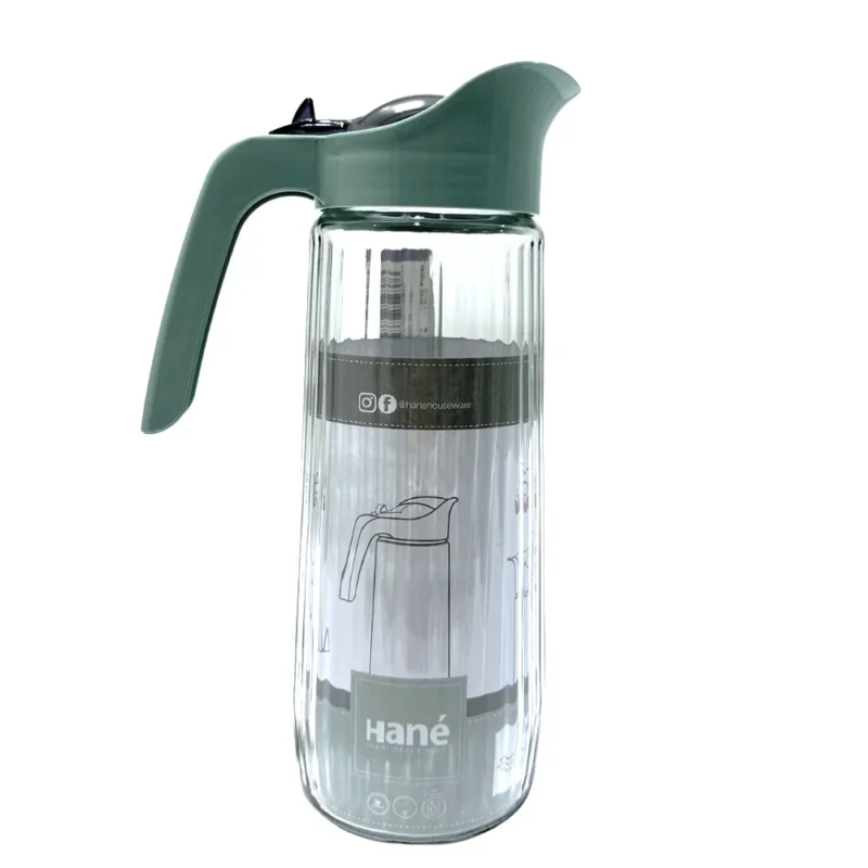 PICHET D’EAU EN VERRE HANE VERT 1,5L 12 P/C