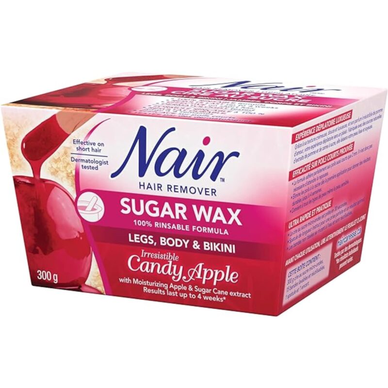 NAIR SUGAR WAX CANDY APPLE 300g 6/CS